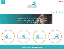 Tablet Screenshot of dermscan.com