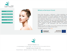 Tablet Screenshot of dermscan.pl